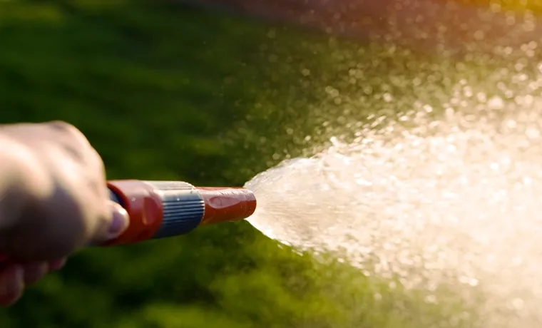 A Nozzle is Now Attached to a Garden Hose – Improve Your Watering Efficiency
