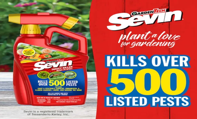 can i spray sevin concentrate with garden feeder hose attachment