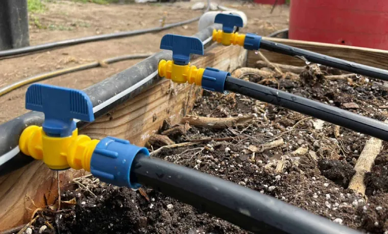 can i use garden hose for drip irrigation