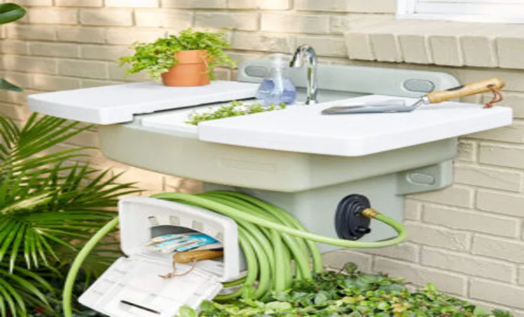 can i use garden hose for my laundry sink