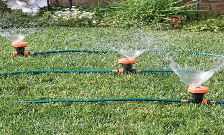 Can I Use a Garden Hose for Underground Sprinkler System?