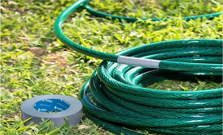 can silicone tape to fix a garden hose
