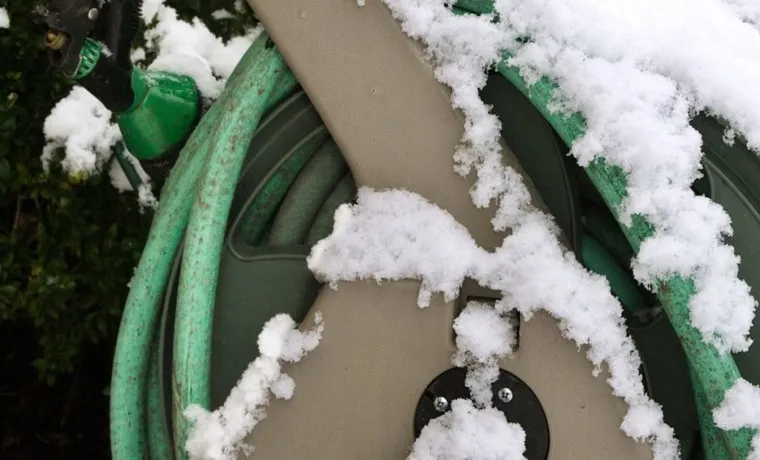 can you leave your garden hose out all winter