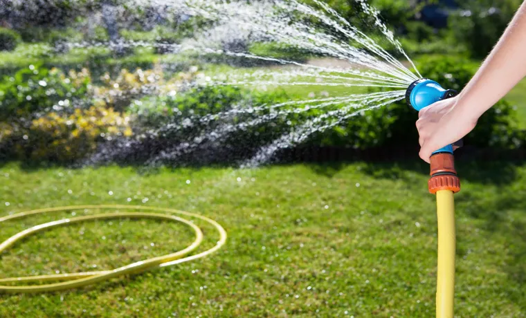 can you put a lightweight hose on a garden realer