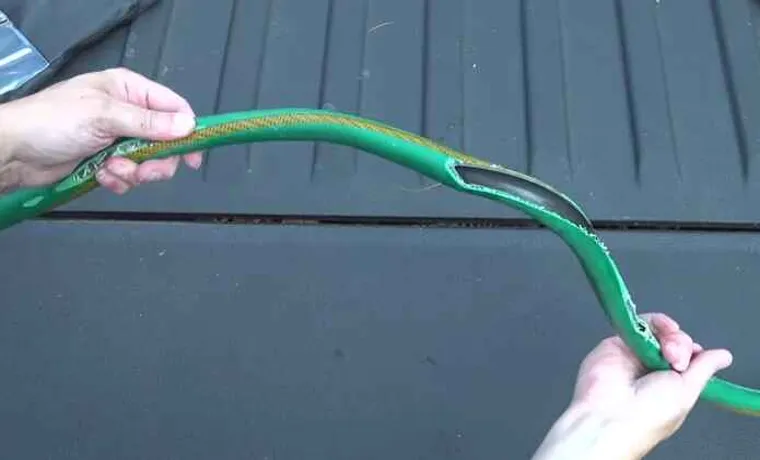 can you repair a stainless garden hose