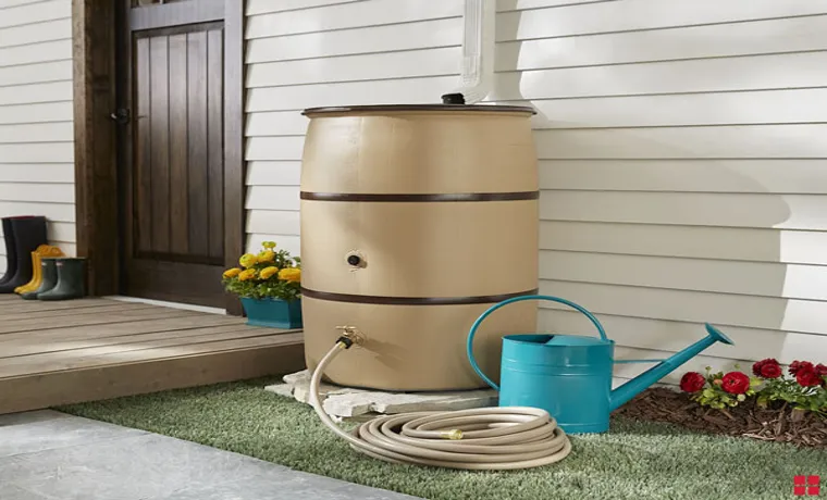 can you use a garden hose on a rain barrel