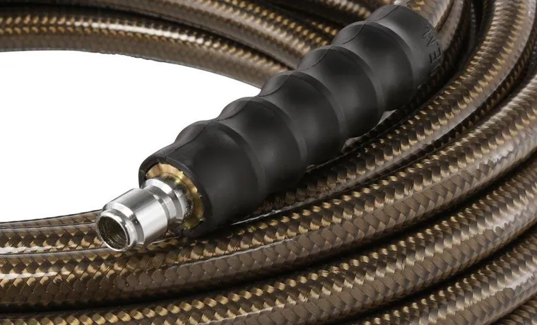 do pressure washer hoses connect to garden hoses
