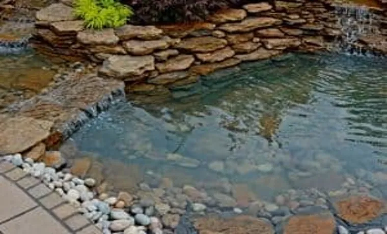 edging ideas how to hide pond liner edges