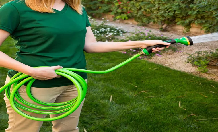 how big is a garden hose inside