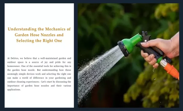 how do garden hose nozzles not explode pressure