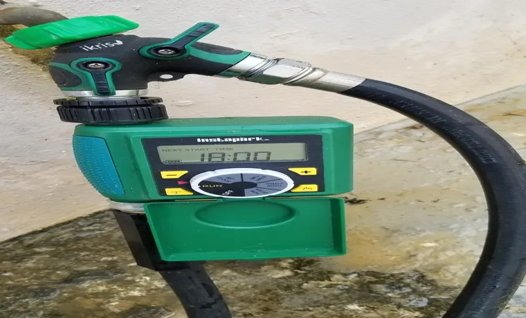 how do hose garden timers work