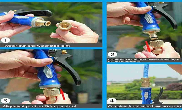 how do you remove a stuck garden hose nozzle