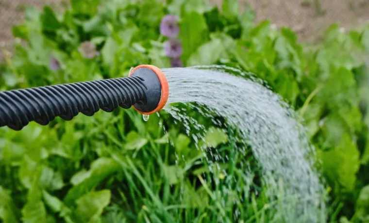 how hot does water get inside a garden hose