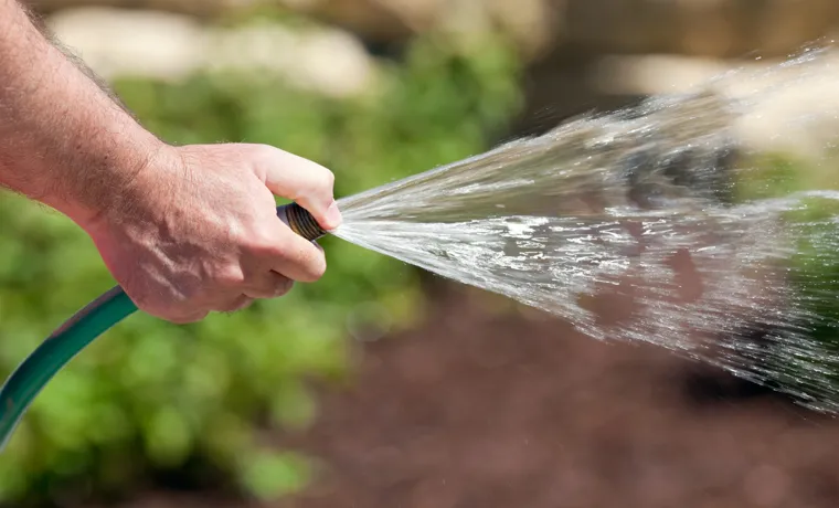 how long to water vegetable garden with hose