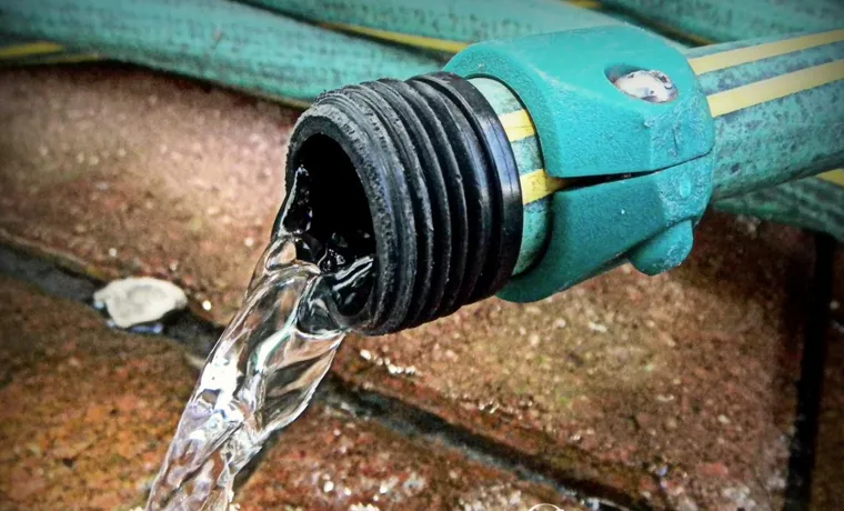 how many gallons per hour flow from a garden hose