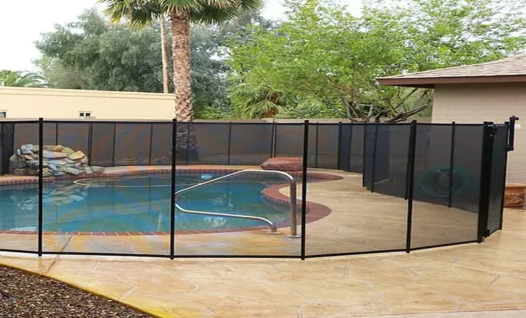 how much does a mesh pool fence cost