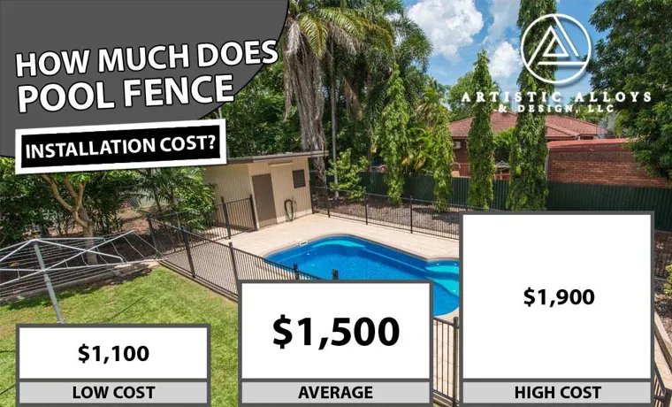 how much does a pool fence cost