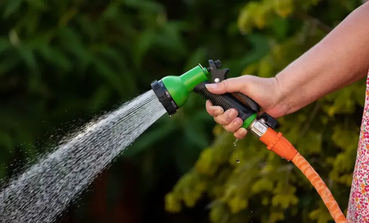 how much energy does a garden hose create