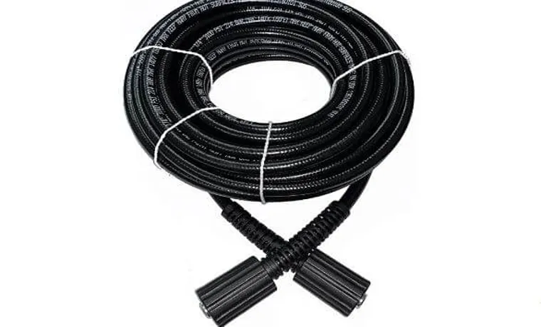 how much garden hose needed for pressure washer