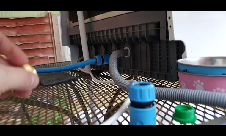 how to attach a garden hose to a washing machine