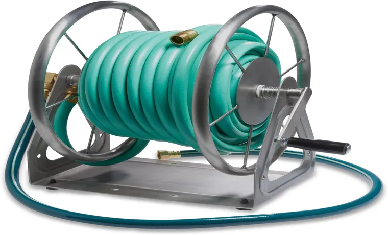 how to attach garden hose reel to wall
