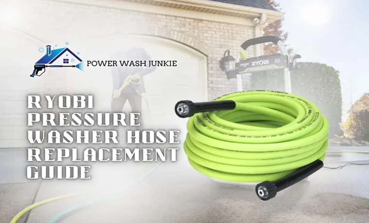 how to attach garden hose to ryobi pressure washer