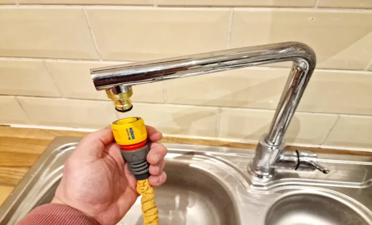 how to attach hose to garden tap