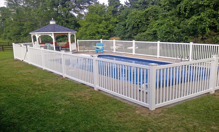 how to clean pool fence
