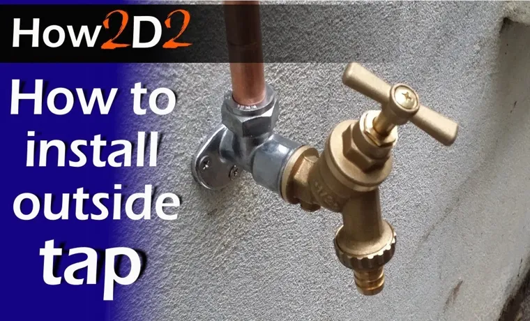 how to connect a hose to a garden tap