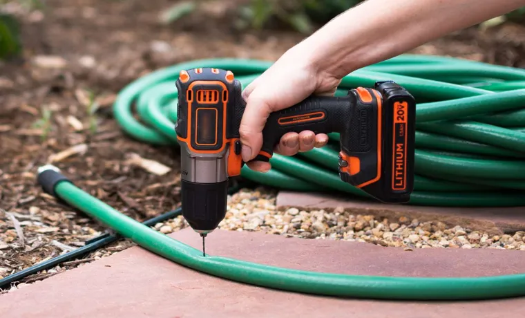 how to create suction with a garden hose
