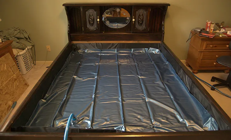 how to drain a waterbed with a garden hose