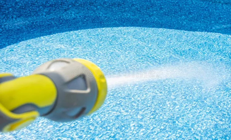 how to empty your pool with a garden hose