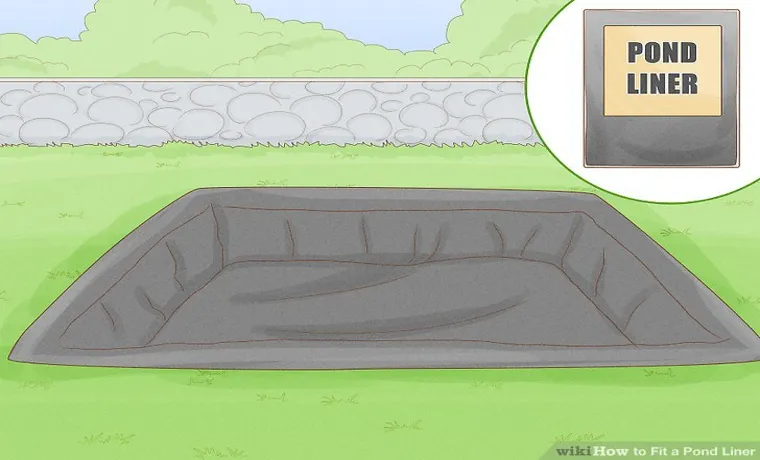 how to fit pond liner in corners