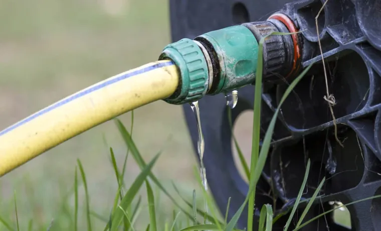 how to fix garden hose connector