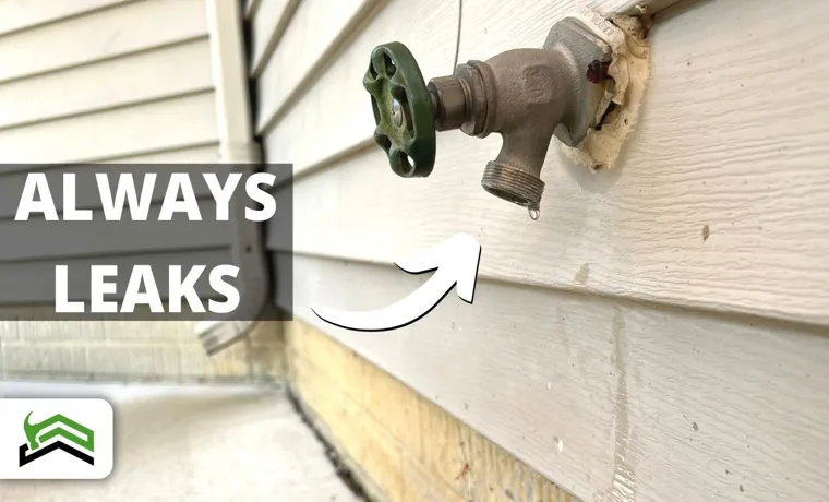 how to fix garden hose faucet leak