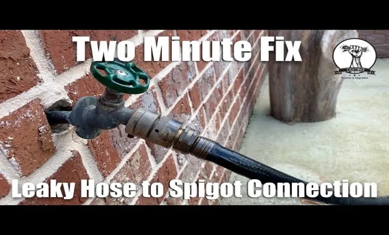 how to fix leaky garden hose connection