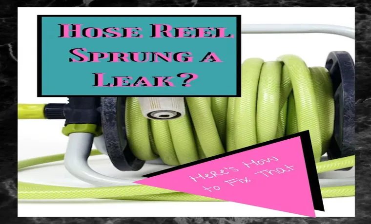 how to fix leaky garden hose reel