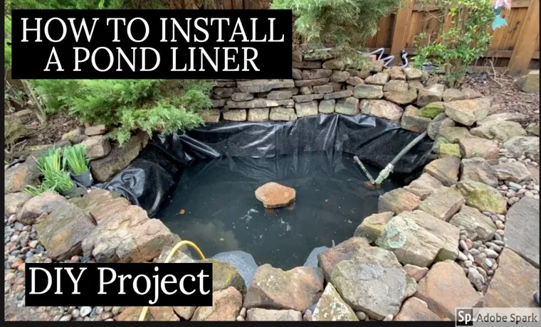 how to get wrinkles out of pond liner