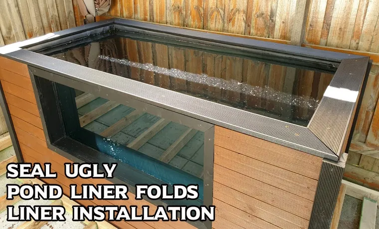 how to install a fish pond liner