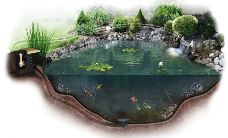 how to install a fish pond liner