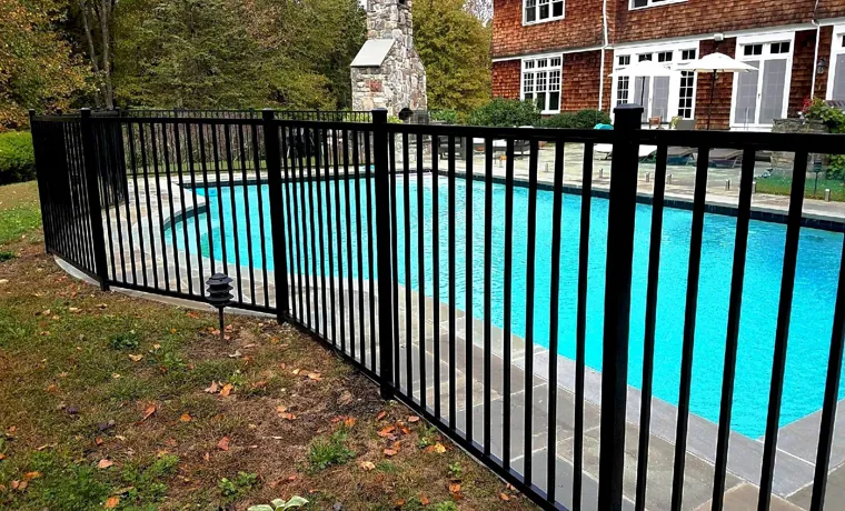 how to install a pool fence