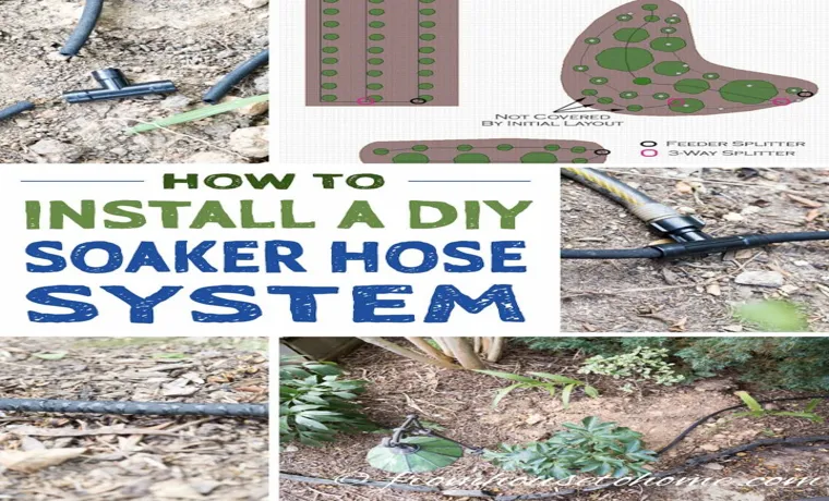 how to install a soaker hose in a garden