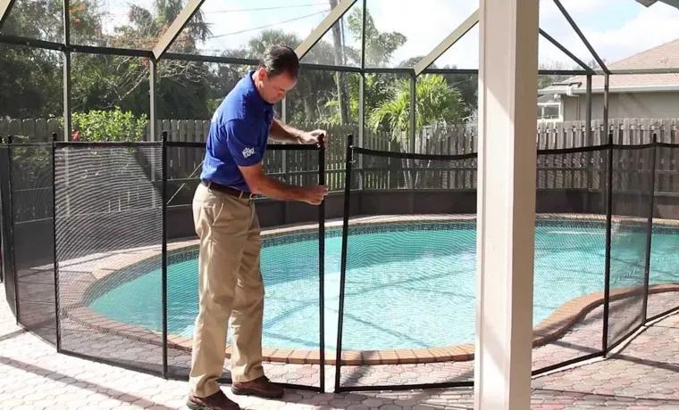 how to install above ground pool fence