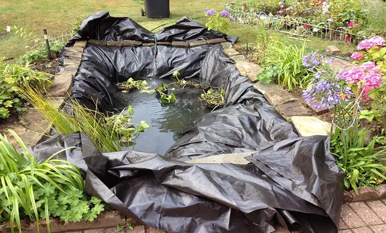 how to install pond liner lldpe