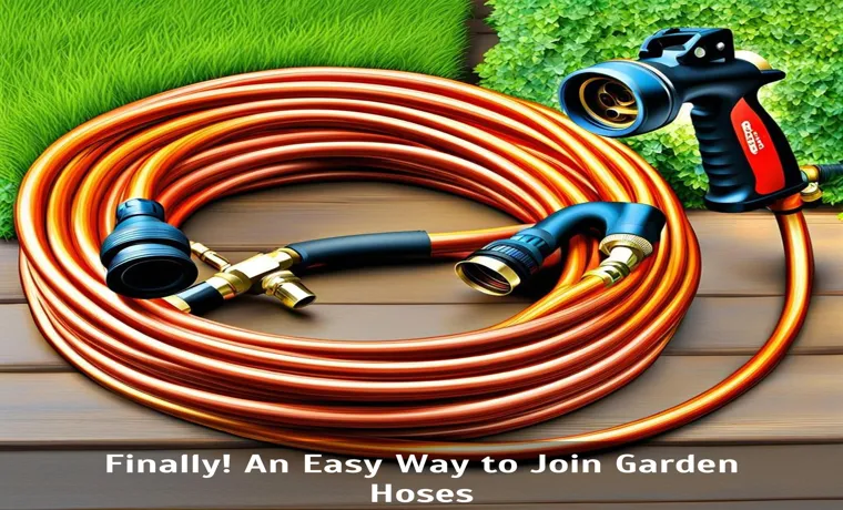 how to join two garden hoses