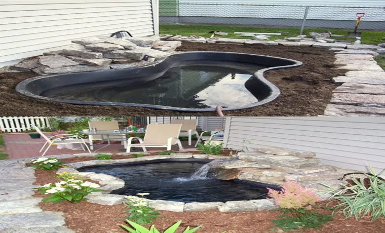 how to keep pond liner in place