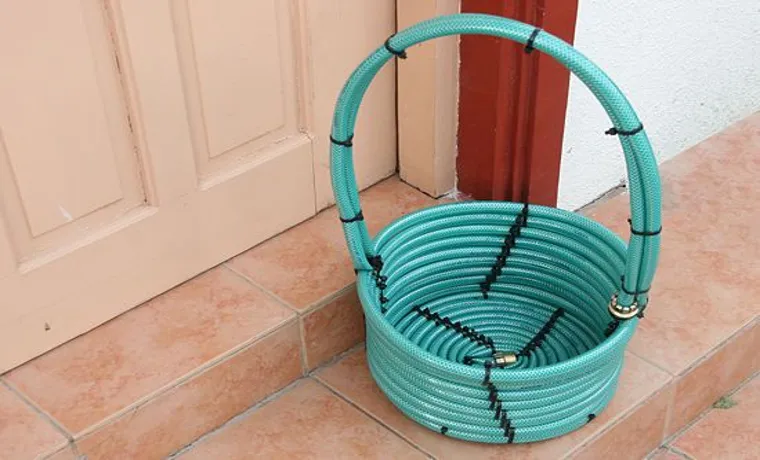how to make a garden hose basket