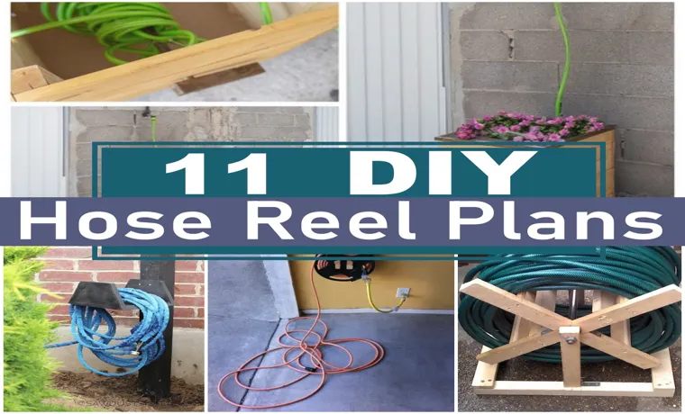 how to make a wooden garden hose reel