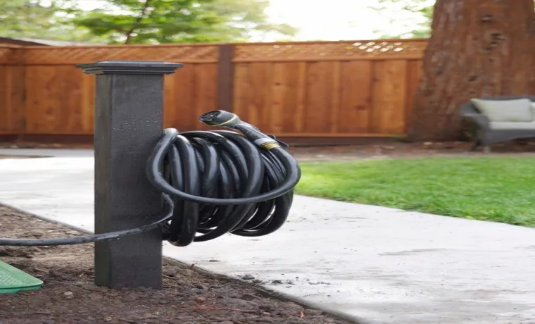 how to make a wooden garden hose reel