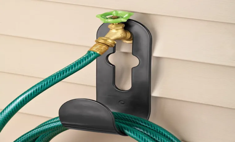 how to make garden hose holder